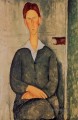 Joven pelirrojo 1919 Amedeo Modigliani